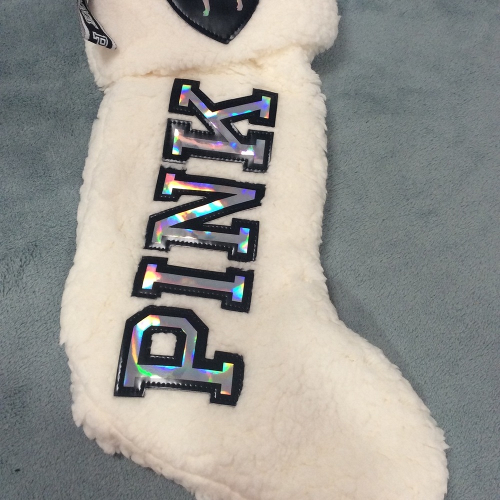 NIP Victoria Secret Sherpa Christmas Stocking